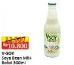 Promo Harga V-SOY Soya Bean Milk Bean 300 ml - Alfamart