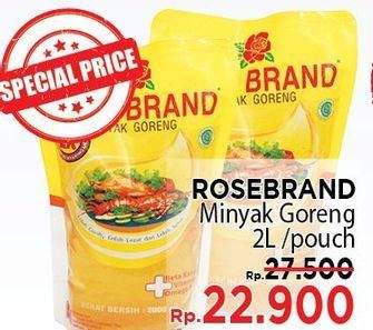 Promo Harga ROSE BRAND Minyak Goreng 2 ltr - LotteMart