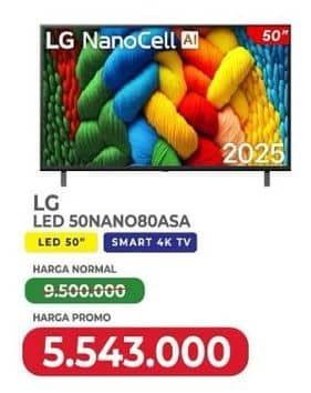 Promo Harga LG 50NANO80ASA  - Yogya