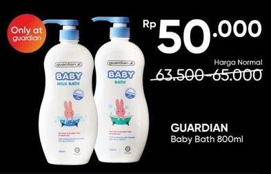 Promo Harga GUARDIAN Baby Bath Milk 800 ml - Guardian