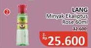 Promo Harga CAP LANG Minyak Ekaliptus Aromatherapy Rose 60 ml - Alfamidi