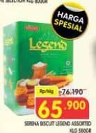 Promo Harga Serena Biskuit Legend 580 gr - Superindo