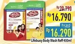 Promo Harga Lifebuoy Body Wash 400 ml - Hypermart