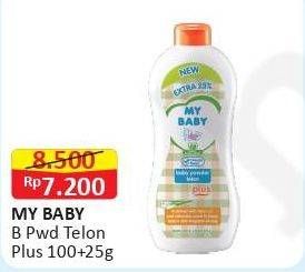 Promo Harga MY BABY Baby Powder Telon Plus 100 gr - Alfamart