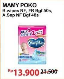 Promo Harga Mamy Poko Baby Wipes Reguler - Fragrance, Reguler - Non Fragrance, Antiseptik - Non Fragrance 48 pcs - Alfamart