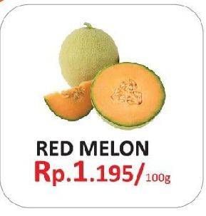 Promo Harga Melon Red Sweet per 100 gr - Yogya