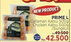Promo Harga PRIME L Katsu Callamari, Chicken 500 gr - LotteMart