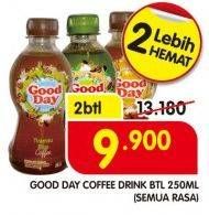 Promo Harga Good Day Coffee Drink All Variants per 2 botol 250 ml - Superindo
