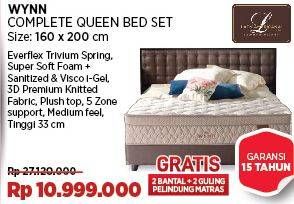 Promo Harga Lady Americana Wynn Complete Queen Bed Set  - COURTS