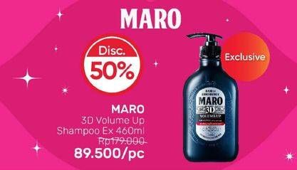 Promo Harga MARO Shampoo 3D Volume Up 460 ml - Guardian
