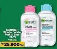 Promo Harga GARNIER Micellar Water Blue, Pink 125 ml - Indomaret