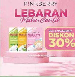 Promo Harga PINKBERRY Maskberry All Variants 22 gr - Alfamidi