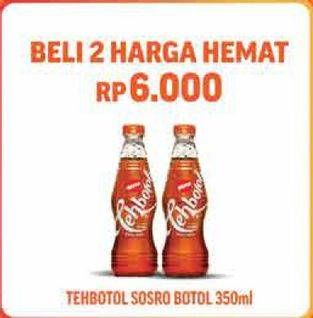 Promo Harga SOSRO Teh Botol Original 350 ml - Hypermart
