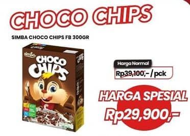 Promo Harga Simba Cereal Choco Chips Coklat 330 gr - Carrefour