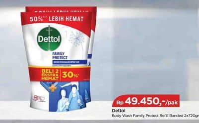 Promo Harga Dettol Body Wash Family Protect 720 ml - TIP TOP