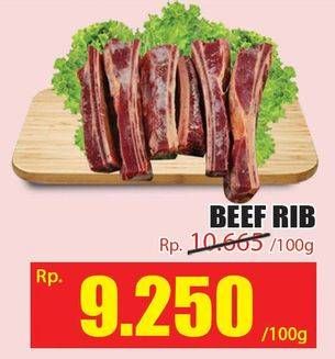 Promo Harga Rib Eye Steak per 100 gr - Hari Hari