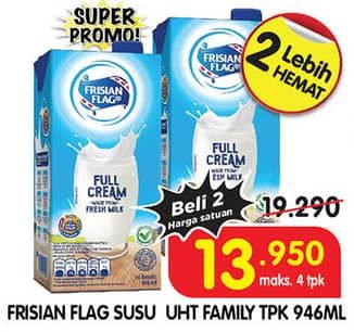 Promo Harga Frisian Flag Susu UHT Purefarm 946 ml - Superindo