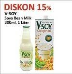 Promo Harga V-SOY Soya Bean Milk 300 ml - Alfamidi