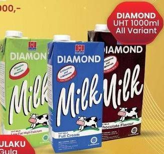 Promo Harga DIAMOND Milk UHT All Variants 1000 ml - LotteMart