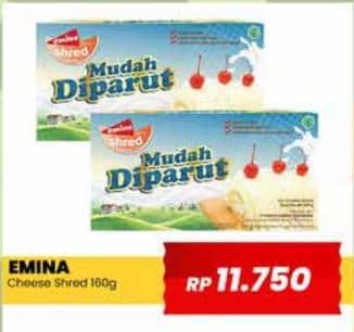 Promo Harga Emina Cheddar Cheese Shred 160 gr - Yogya