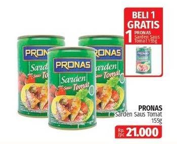 Promo Harga Pronas Sarden Tomat 155 gr - Lotte Grosir