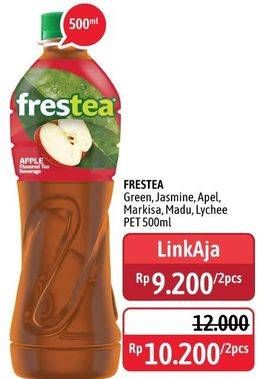 Promo Harga FRESTEA Minuman Teh Apple, Green Honey, Green Tea, Markisa, Original, Lychee 500 ml - Alfamidi