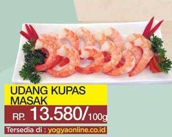 Promo Harga Udang Kupas Masak per 100 gr - Yogya