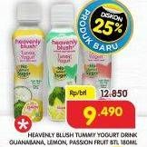Promo Harga Heavenly Blush Tummy Yoghurt Drink Guanabana, Lime, Passion Fruit 180 ml - Superindo