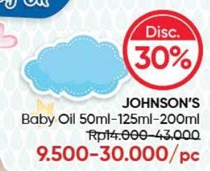Promo Harga JOHNSONS Baby Oil 50 ml - Guardian