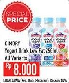 Promo Harga CIMORY Yogurt Drink Low Fat All Variants 250 ml - Hypermart