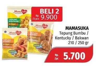 Promo Harga Mamasuka Tepung Bumbu Krispi Ala Kentucky, Bakwan Krispi 210 gr - Lotte Grosir