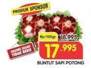 Promo Harga Oxtail Sapi Potong per 100 gr - Superindo