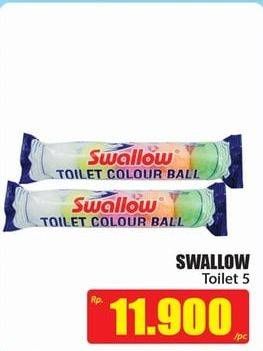 Promo Harga SWALLOW Naphthalene Toilet Colour Ball S-109 5 pcs - Hari Hari