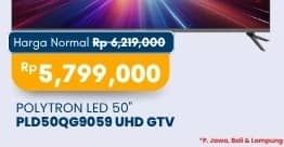 Promo Harga Polytron PLD 50QG9059.N  - Carrefour