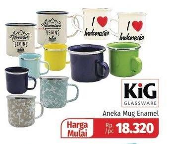 Promo Harga KIG Mug Enamel All Variants  - Lotte Grosir