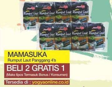 Promo Harga MAMASUKA Rumput Laut Panggang 4 pcs - Yogya