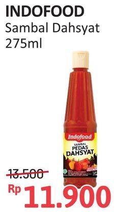 Promo Harga Indofood Sambal Pedas Dahsyat 275 ml - Alfamidi