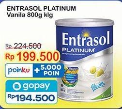 Promo Harga Entrasol Platinum Vanilla 800 gr - Indomaret