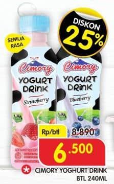 Promo Harga Cimory Yogurt Drink All Variants 250 ml - Superindo