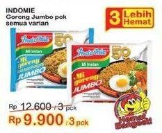 Promo Harga Indomie Mi Goreng Jumbo All Variants 127 gr - Indomaret