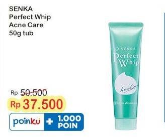 Promo Harga Senka Perfect Whip Facial Foam Acne Care 50 gr - Indomaret