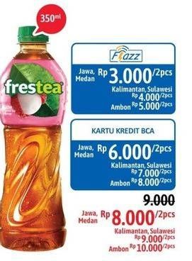 Promo Harga FRESTEA Minuman Teh per 2 botol 350 ml - Alfamidi