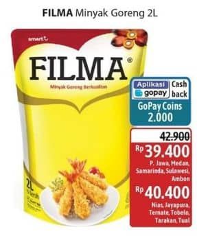 Promo Harga Filma Minyak Goreng 2000 ml - Alfamidi