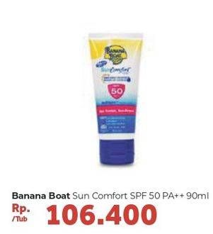 Promo Harga BANANA BOAT Sun Comfort Lotion SPF50 90 ml - Carrefour