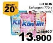 Promo Harga SO KLIN Softergent All Variants 770 gr - Giant