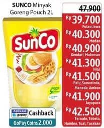Promo Harga Sunco Minyak Goreng 2000 ml - Alfamidi