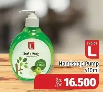 Promo Harga CHOICE L Handsoap 410 ml - Lotte Grosir