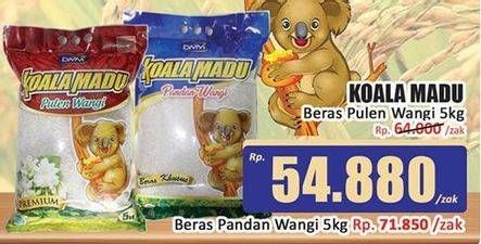 Promo Harga Koala Madu Beras Pandan Wangi 5000 gr - Hari Hari