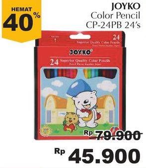 Promo Harga JOYKO Color Pencil 24PB 24 pcs - Giant