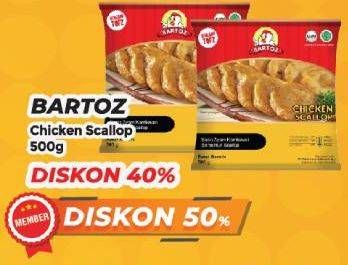 Promo Harga Bartoz Chicken Scallop 500 gr - Yogya